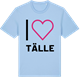 Blue Soul t-shirt med Jag älskar Tälle t-shirt stort tryck