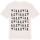 Vintage White t-shirt med Tälle ordlek t-shirt