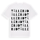 White t-shirt med Tällerud ordlek t-shirt