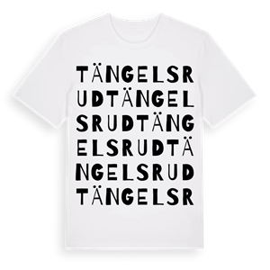 Tängelsrud ordlek t-shirt – ekologisk bomull t-shirt från Pinshirt