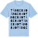 Blue Soul t-shirt med Tängerud ordlek t-shirt