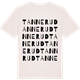 Vintage White t-shirt med Tannerud ordlek t-shirt