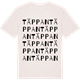 Vintage White t-shirt med Täppan ordlek t-shirt