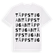 White t-shirt med Täppstugan ordlek t-shirt