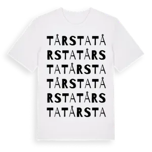 Tårsta ordlek t-shirt – ekologisk bomull t-shirt från Pinshirt