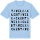 Blue Soul t-shirt med Tavelbacken ordlek t-shirt