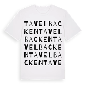 Tavelbacken ordlek t-shirt – ekologisk bomull t-shirt från Pinshirt