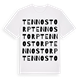 Tennostorp ordlek t-shirt