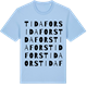 Blue Soul t-shirt med Tidafors ordlek t-shirt