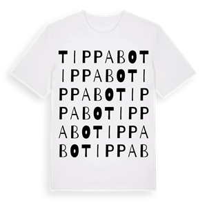 Tippabo ordlek t-shirt – ekologisk bomull t-shirt från Pinshirt