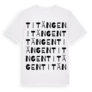 Titängen ordlek t-shirt – ekologisk bomull t-shirt från PinShirt