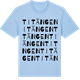 Blue Soul t-shirt med Titängen ordlek t-shirt