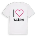 Jag älskar Tjärn t-shirt stort tryck