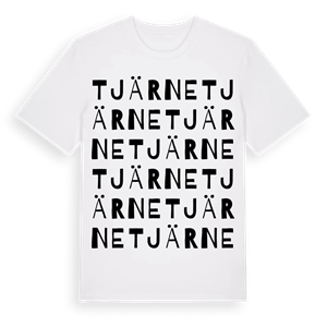 Tjärne ordlek t-shirt – ekologisk bomull t-shirt från PinShirt
