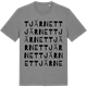 Mid Heather Gray t-shirt med Tjärnet ordlek t-shirt
