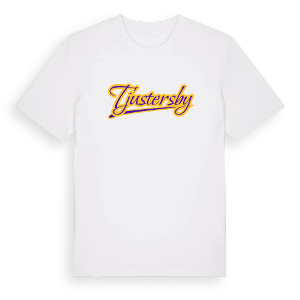 Tjustersby baseball t-shirt – ekologisk bomull t-shirt från PinShirt