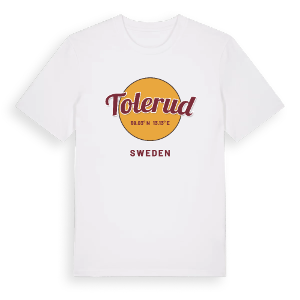 Tolerud cirkel t-shirt – ekologisk bomull t-shirt från PinShirt