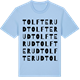 Blue Soul t-shirt med Tolfterud ordlek t-shirt