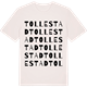 Vintage White t-shirt med Tollestad ordlek t-shirt