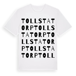 Tollstatorp ordlek t-shirt – ekologisk bomull t-shirt från Pinshirt