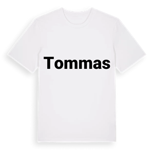 Tommas fetstil t-shirt – ekologisk bomull t-shirt från PinShirt