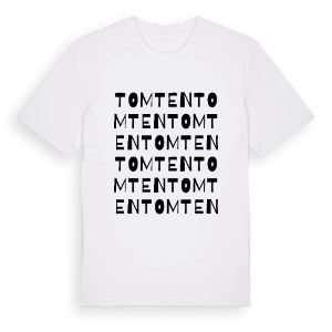 Tomten ordlek t-shirt – ekologisk bomull t-shirt från PinShirt