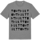 Mid Heather Gray t-shirt med Tomthult ordlek t-shirt
