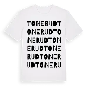 Tonerud ordlek t-shirt – ekologisk bomull t-shirt från Pinshirt