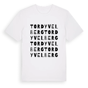 Tordyvelberg ordlek t-shirt – ekologisk bomull t-shirt från PinShirt