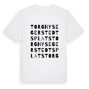 Torgny Segerstedts plats ordlek t-shirt – ekologisk bomull t-shirt från PinShirt