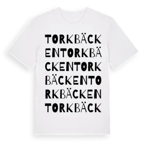 Torkbäcken ordlek t-shirt – ekologisk bomull t-shirt från Pinshirt