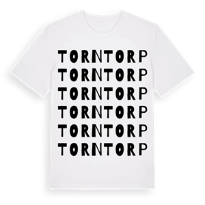 Torntorp ordlek t-shirt – ekologisk bomull t-shirt från PinShirt