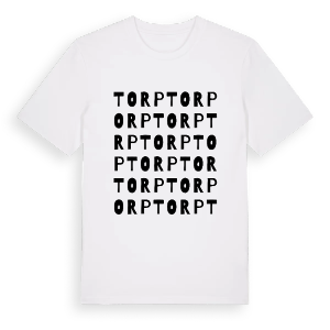 Torp ordlek t-shirt – ekologisk bomull t-shirt från PinShirt