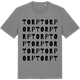 Mid Heather Gray t-shirt med Torp ordlek t-shirt