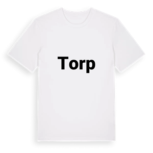 Torp fetstil t-shirt – ekologisk bomull t-shirt från PinShirt