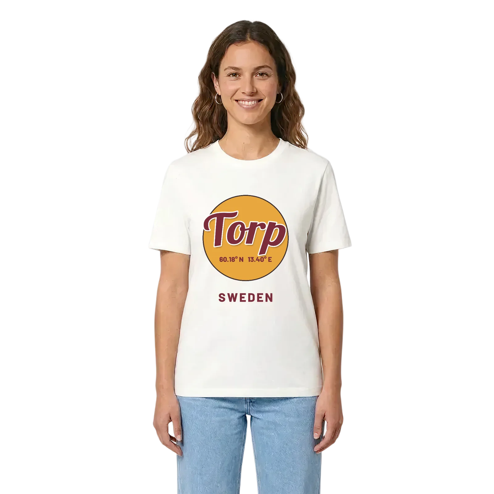 Torp cirkel t-shirt – White, i miljö