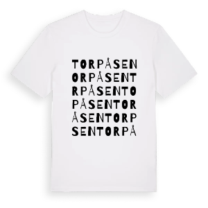 Torpåsen ordlek t-shirt – ekologisk bomull t-shirt från PinShirt