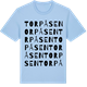 Blue Soul t-shirt med Torpåsen ordlek t-shirt