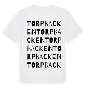 Torpbacken ordlek t-shirt – ekologisk bomull t-shirt från Pinshirt