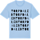 Blue Soul t-shirt med Torpdalen ordlek t-shirt