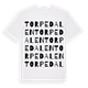 Torpedalen ordlek t-shirt