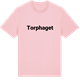 Pink Cotton t-shirt med Torphaget fetstil t-shirt