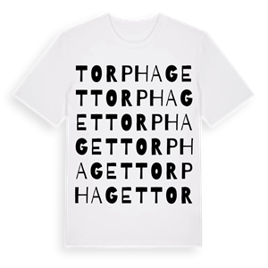 Torphaget ordlek t-shirt – ekologisk bomull t-shirt från PinShirt