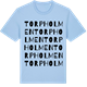 Blue Soul t-shirt med Torpholmen ordlek t-shirt
