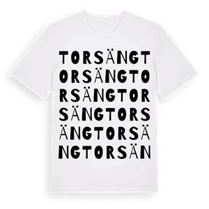 Torsäng ordlek t-shirt – ekologisk bomull t-shirt från PinShirt