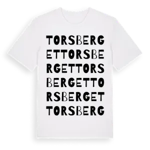 Torsberget ordlek t-shirt – ekologisk bomull t-shirt från Pinshirt