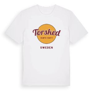 Torsked cirkel t-shirt – ekologisk bomull t-shirt från PinShirt