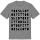 Mid Heather Gray t-shirt med Torskedtorpet ordlek t-shirt