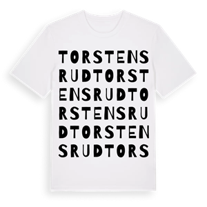 Torstensrud ordlek t-shirt – ekologisk bomull t-shirt från Pinshirt