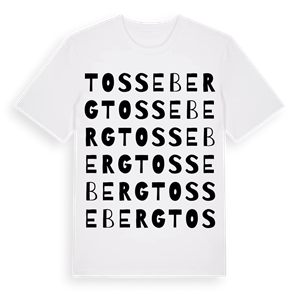 Tosseberg ordlek t-shirt – ekologisk bomull t-shirt från PinShirt